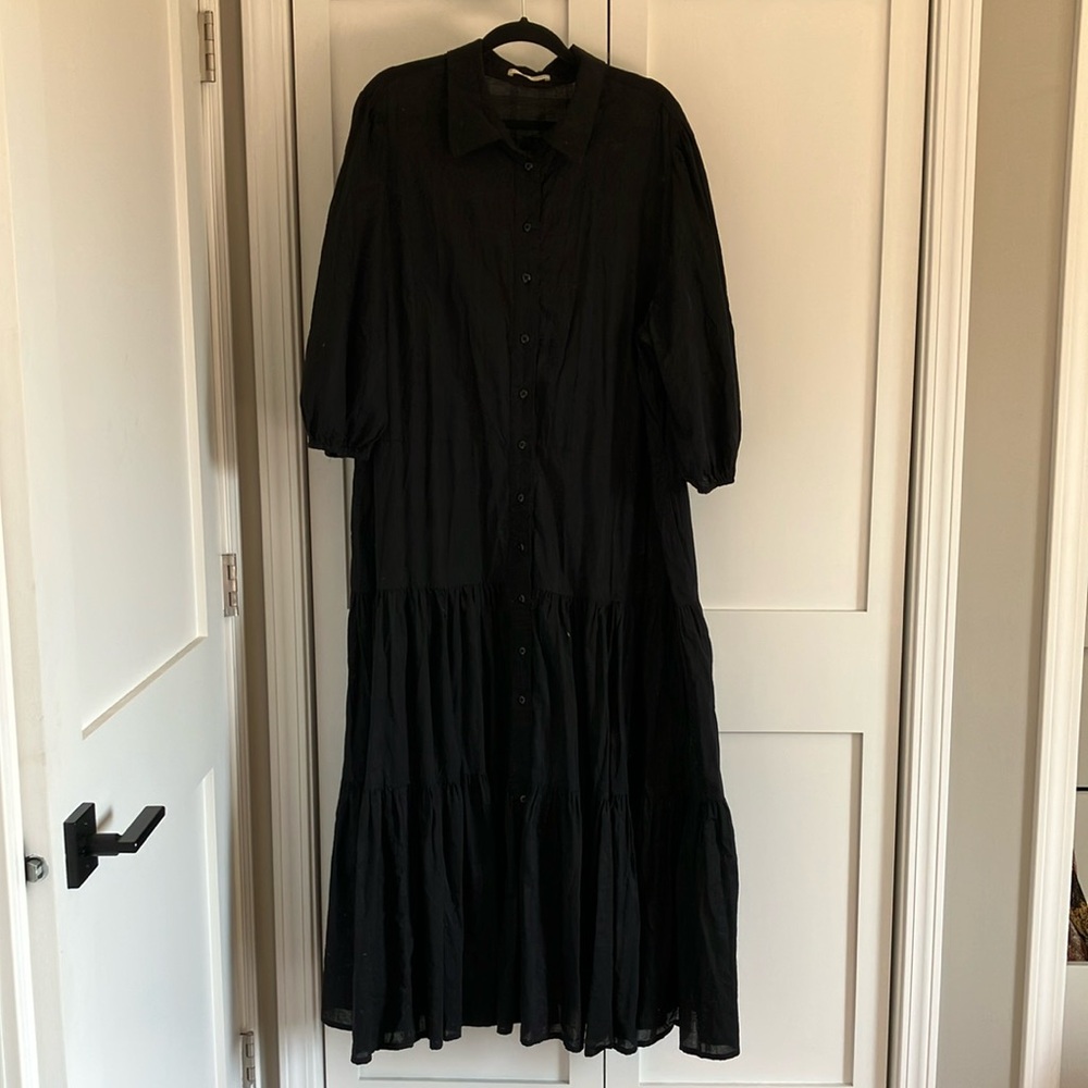 Wayward fancies by eShakii Black Maxi Dress 4X / 28W with slip!